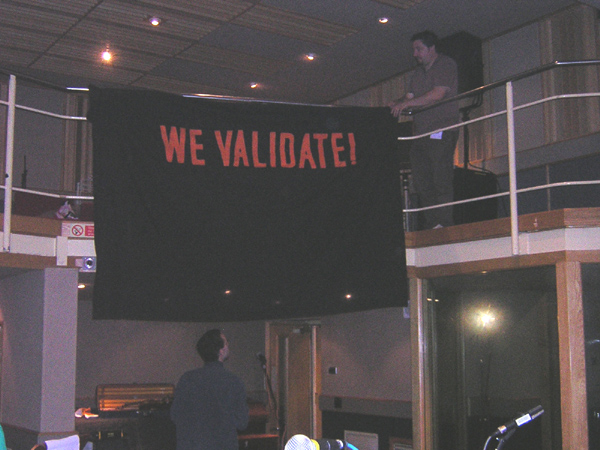 Our banner adorns Maida Vale